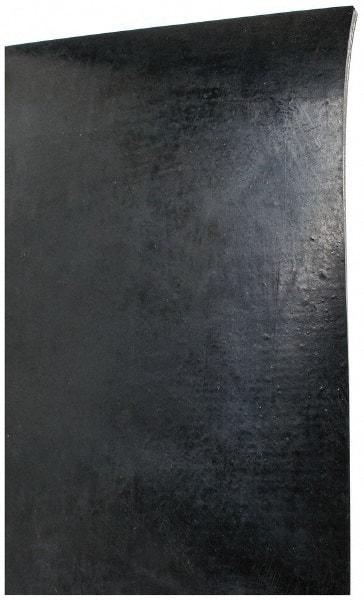 Made in USA - 48" Wide, Polyester-Reinforced Neoprene Rubber Foam Sheet - 50 to 60 Durometer, Black, -20 to 180°F, 1,000 psi Tensile Strength, Cut-to-Length - Exact Tool & Supply