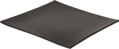 Made in USA - 12" Long, 12" Wide, Neoprene Spring Blend Rubber Foam Sheet - 65 to 75 Durometer, Black, -20 to 170°F, 1,000 psi Tensile Strength, Stock Length - Exact Tool & Supply