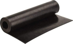 Made in USA - 36" Long, 12" Wide, Neoprene Spring Blend Rubber Foam Sheet - 65 to 75 Durometer, Black, -20 to 170°F, 1,000 psi Tensile Strength, Stock Length - Exact Tool & Supply