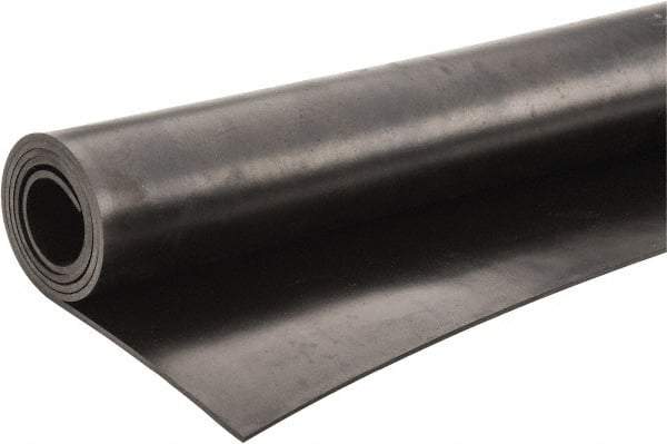 Made in USA - 36" Long, 36" Wide, Neoprene Spring Blend Rubber Foam Sheet - 65 to 75 Durometer, Black, -20 to 170°F, 1,000 psi Tensile Strength, Stock Length - Exact Tool & Supply