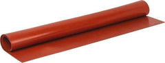 Made in USA - 36" Long, 36" Wide, Silicone Rubber Foam Sheet - 35 to 45 Durometer, Red, -60 to 500°F, 650 psi Tensile Strength, Stock Length - Exact Tool & Supply