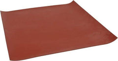 Made in USA - 36" Long, 36" Wide, Silicone Rubber Foam Sheet - 50 to 60 Durometer, Red, -60 to 500°F, 650 psi Tensile Strength, Stock Length - Exact Tool & Supply