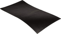 Made in USA - 24" Long, 12" Wide, EPDM Rubber Foam Sheet - 50 to 60 Durometer, Black, -40 to 240°F, 1,000 psi Tensile Strength, Stock Length - Exact Tool & Supply