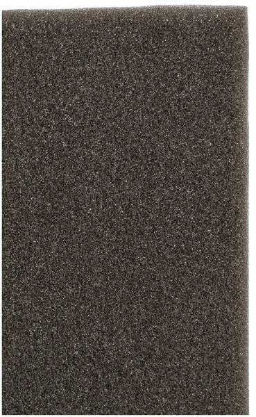 Made in USA - 54" Wide, Pyrell Polyurethane Foam Rubber Foam Sheet - Gray, -40 to 225°F, Plain Backing, Cut-to-Length - Exact Tool & Supply