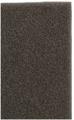 Made in USA - 54" Wide, Pyrell Polyurethane Foam Rubber Foam Sheet - Gray, -40 to 225°F, Plain Backing, Cut-to-Length - Exact Tool & Supply