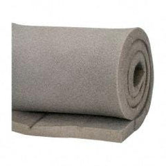 Made in USA - 54" Wide, Pyrell Polyurethane Foam Rubber Foam Sheet - Gray, -40 to 225°F, Plain Backing, Cut-to-Length - Exact Tool & Supply