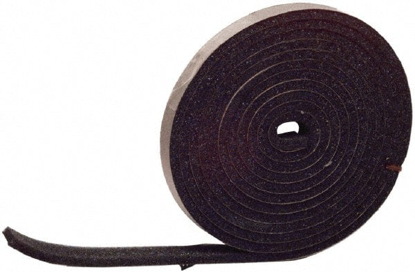 Made in USA - 100' x 1" x 3/16" Gray Polyurethane Foam Roll - Exact Tool & Supply