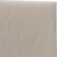 Made in USA - 54" Wide, Polyethylene Foam Rubber Foam Sheet - White, -110 to 180°F, Adhesive Backing, Cut-to-Length - Exact Tool & Supply