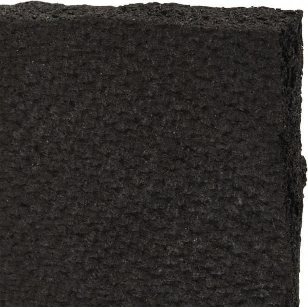 Made in USA - 36" Wide, Neoprene Foam Rubber Foam Sheet - 35 to 55 Durometer, Black, -40 to 150°F, Plain Backing, Cut-to-Length - Exact Tool & Supply