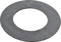 Made in USA - 1-1/2" Pipe, 1-29/32" ID x 3-3/8" OD Flange Gasket - Graphite, Silver Gray, 1/16" Thick - Exact Tool & Supply