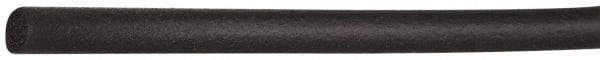 Made in USA - 100' Long, EPDM Foam Cord - 1/4" Diam, Black - Exact Tool & Supply
