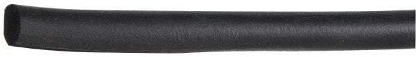 Made in USA - 100' Long, EPDM Foam Cord - 3/8" Diam, Black - Exact Tool & Supply