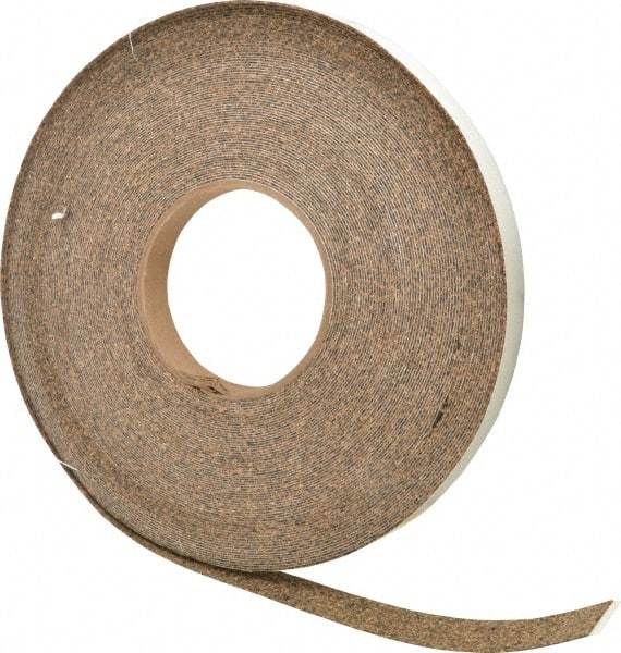 Made in USA - 3/4" Wide x 1/32" Thick, Adhesive Backed Gasketing Roll - 40 to 60 Durometer, 33 Lb per Cubic' Min Density - Exact Tool & Supply