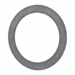 Made in USA - 6" Pipe, 6-5/8" ID x 8-3/4" OD Flange Gasket - Carbon Fiber, Black, 1/16" Thick - Exact Tool & Supply