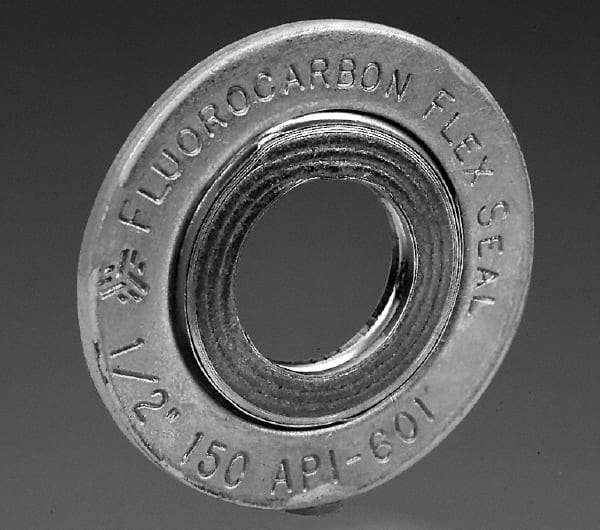 Value Collection - 12" Pipe, 13-3/8" ID x 16-1/8" OD Flange Gasket - Carbon Steel/Stainless Steel, 14-3/4" Flange Diam - Exact Tool & Supply