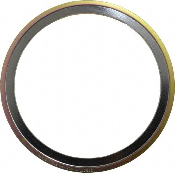 Value Collection - 8" Pipe, 9-3/16" ID x 11" OD Flange Gasket - Carbon Steel/Stainless Steel, 10-3/8" Flange Diam - Exact Tool & Supply