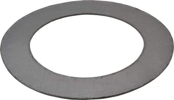 Made in USA - 4" Pipe, 4-1/2" ID x 6-7/8" OD Flange Gasket - Graphite, Dark Gray, 1/16" Thick - Exact Tool & Supply