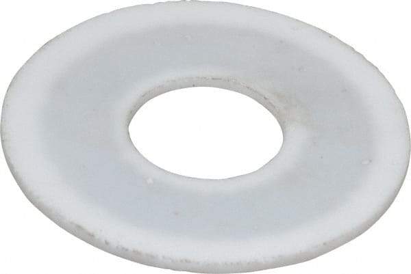 Made in USA - 1" Pipe, 1-1/32" ID x 2-5/8" OD Flange Gasket - PTFE, White, 3/32" Thick - Exact Tool & Supply