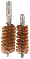 Made in USA - 2 Piece Flexible/Rigid Packing Tool Brush Tip Set - 1/4-20, 1/4-28, 5/16-18 Thread, For 11" & 14-1/2" Flexible or 10" & 14" Rigid Shaft Packing Tools - Exact Tool & Supply