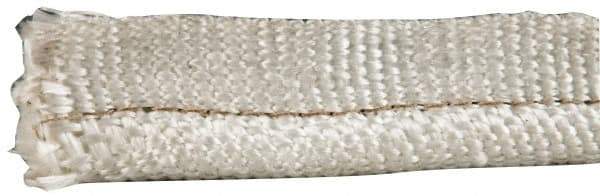 Made in USA - 1/2" Bulb Diam, 1-1/4" Overall Width, Silica Tadpole Gasketing - 25' Long, Tan - Exact Tool & Supply