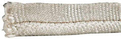 Made in USA - 1/2" Bulb Diam, 1-1/4" Overall Width, Silica Tadpole Gasketing - 25' Long, Tan - Exact Tool & Supply