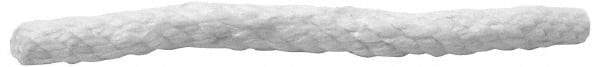 Made in USA - 3/4" Diam Silica Rope Gasketing - Off White, Cut to Length - Exact Tool & Supply
