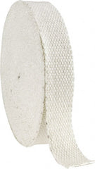 Made in USA - 1/8" Thick x 2" Wide, Fiberglass Gasket Tape - Exact Tool & Supply