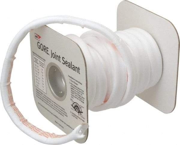Value Collection - 15' Long x 3/4" Wide Gore Tex Joint Sealant - White, 2 to 2-1/2" Approximate Flange Form Width - Exact Tool & Supply
