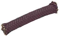 Made in USA - 3/16" x 38.8' Spool Length, Graphite Impregnated Aramid Compression Packing - 1,800 Max psi, -50 to 600° F, Gray - Exact Tool & Supply