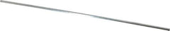 Made in USA - 12" Long x 1/8" High x 1/8" Wide, Zinc-Plated Oversized Key Stock - C1018 Steel - Exact Tool & Supply