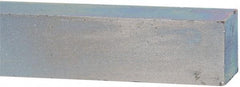 Made in USA - 12" Long x 1" High x 1" Wide, Zinc-Plated Oversized Key Stock - C1018 Steel - Exact Tool & Supply