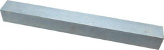 Made in USA - 12" Long x 1-1/4" High x 1-1/4" Wide, Zinc-Plated Oversized Key Stock - C1018 Steel - Exact Tool & Supply