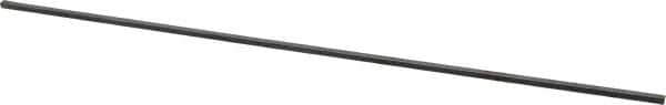 Made in USA - 12" Long x 1/8" High x 1/8" Wide, Over/Undersized Key Stock - 1090/1095 Steel - Exact Tool & Supply