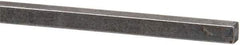 Made in USA - 12" Long x 3/16" High x 3/16" Wide, Over/Undersized Key Stock - 1090/1095 Steel - Exact Tool & Supply