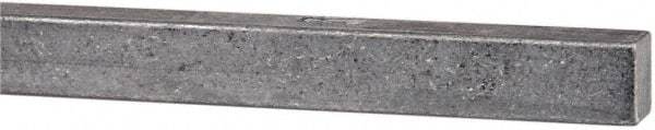 Made in USA - 12" Long x 1/2" High x 1/2" Wide, Over/Undersized Key Stock - 1090/1095 Steel - Exact Tool & Supply