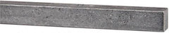 Made in USA - 12" Long x 1/2" High x 1/2" Wide, Over/Undersized Key Stock - 1090/1095 Steel - Exact Tool & Supply