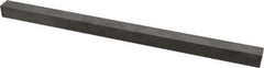 Made in USA - 12" Long x 5/8" High x 5/8" Wide, Over/Undersized Key Stock - 1090/1095 Steel - Exact Tool & Supply