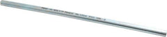Made in USA - 12" Long, Zinc-Plated Step Key Stock for Gears - C1018 Steel - Exact Tool & Supply