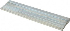 Made in USA - 12" Long, Zinc-Plated Step Key Stock Assortment - C1018 Steel - Exact Tool & Supply