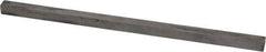 Made in USA - 12" Long x 1/2" High x 1/2" Wide, Undersized Key Stock - 18-8 Stainless Steel - Exact Tool & Supply