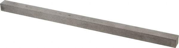 Made in USA - 12" Long x 9/16" High x 9/16" Wide, Undersized Key Stock - 18-8 Stainless Steel - Exact Tool & Supply