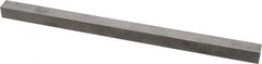 Made in USA - 12" Long x 5/8" High x 5/8" Wide, Undersized Key Stock - 18-8 Stainless Steel - Exact Tool & Supply
