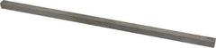 Made in USA - 12" Long x 3/8" High x 3/8" Wide, Undersized Key Stock - Type 316 Stainless Steel - Exact Tool & Supply