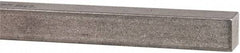 Made in USA - 12" Long x 1/2" High x 1/2" Wide, Undersized Key Stock - Type 316 Stainless Steel - Exact Tool & Supply