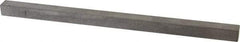 Made in USA - 12" Long x 5/8" High x 5/8" Wide, Undersized Key Stock - Type 316 Stainless Steel - Exact Tool & Supply