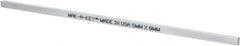 Made in USA - 12" Long, Zinc-Plated Oversized Key Stock - C1045 Steel - Exact Tool & Supply