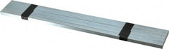 Made in USA - 12" Long, Zinc-Plated Oversized Key Stock - C1045 Steel - Exact Tool & Supply