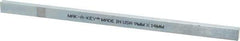Value Collection - 12" Long, Zinc-Plated Oversized Key Stock - C1045 Steel - Exact Tool & Supply