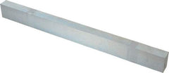 Made in USA - 12" Long, Zinc-Plated Oversized Key Stock - C1045 Steel - Exact Tool & Supply