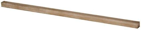 Made in USA - 12" Long, Oversized Key Stock - 18-8 Stainless Steel - Exact Tool & Supply